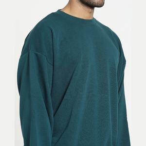 Suéter con logotipo personalizado, top extragrande cálido con forro polar de alta calidad, sin capucha, para hombre y mujer. - Product Image 4