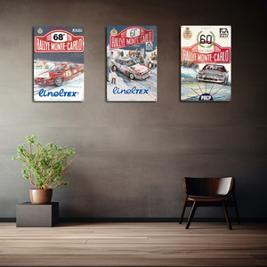 Venta al por mayor personalizado 20x30 CM CARTEL DE Metal hombre cueva o Club pared arte divertido Rallye <span class=keywords><strong>Monte</strong></span> <span class=keywords><strong>Carlo</strong></span> Placa de hojalata Vintage cartel de pared de Metal - Product Image 2