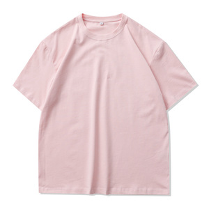 T-shirt d'été en coton à manches courtes pour hommes T-shirt respirant et décontracté avec logo de couleur unie T-shirt vierge pour hommes - Product Image 5