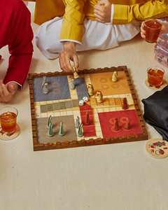 Juego de Ludo de Madera, Última Edición, Hecho a Mano, Diversión Familiar, Entretenimiento de Mesa, Actividad Clásica de Mesa - Product Image 4