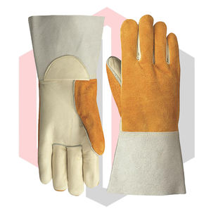 ถุงมือหนังแท้ SPIRITCHILL GOODS รุ่น SC-WG-060 หนา 11 ออนซ์ ปรับความยาวได้ ป้องกันไฟฟ้าสถิต ทนต่อการฉีกขาด ระบายอากาศได้ดี ปราศจากซิลิโคน - Product Image 4