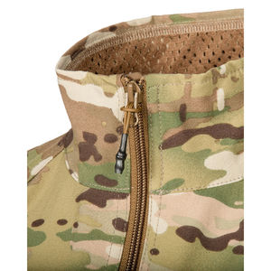 Veste de chasse unisexe personnalisée légère en softshell pour l'hiver, col montant, fermeture éclair, imperméable, respirante, protection UV - Product Image 2