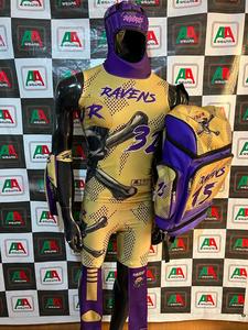 Camiseta de fútbol americano con maqueta completa personalizada y pantalones cortos sin mangas conjunto para jóvenes adultos XXL hombres mujeres sublimación jugador ropa de práctica - Product Image 6