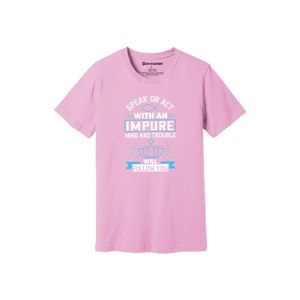 Camiseta de algodón 100% con estampado de temas de Buda, estilo informal, 12 opciones de color, 160-180, colocación de diseño personalizable GSM pesado - Product Image 6