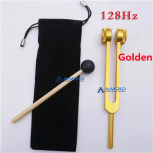 Juego de diapasones médicos 256Hz y 1024Hz-Estándar internacional con alimentación de martillo, aluminio y tela - Product Image 5