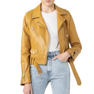 Vestes bomber en cuir véritable imprimées pour femmes, très vendues, vêtements de mode élégants, veste en cuir pour femmes chez Nurak - Product Image 1