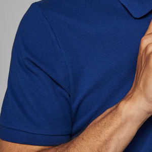 Polos de piqué de algodón 100% que absorben la humedad, polos lisos de Color sólido para hombre, polos de Piqué para hombre, camisetas de poliéster - Product Image 4