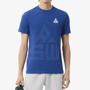 T-shirt pour homme sur mesure pour l'été avec logo personnalisé et marque privée, polyester/coton de haute qualité, respirant - Product Image 1