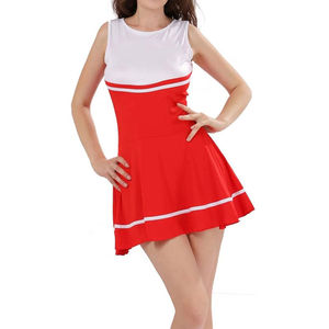 Robe de netball personnalisée avec sublimation, uniforme de cheerleading, haute qualité, logo avant pour femmes, extensible dans les 4 sens, séchage rapide - Product Image 1