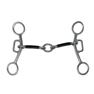 Acero inoxidable de alta calidad Jr Cowhorse Dogbone Twisted Gag Bit 2025 Western Bits - Product Image 3