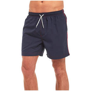 กางเกงว่ายน้ำขาสั้นเบอร์มิวดากางเกงเล่นน้ำชายหาดผ้าแห้งไวมีกระเป๋าผ้าโพลีเอสเตอร์สีพื้น100% สำหรับผู้ชาย - Product Image 1