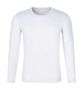 T-shirt à manches longues personnalisé avec logo, séchage rapide, uni, en polyester, pour la sécurité, la pêche en plein air, pour hommes - Product Image 3