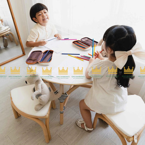Triángulo Vintage estilo francés bambú y ratán chico taburete diseño moderno Natural para el hogar sala de estar o dormitorio - Product Image 6