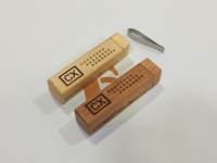 Diffuseur d'air pour voiture en bois portable Elite avec parfum naturel unique Clip de ventilation