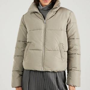 แจ็คเก็ตพัฟเฟอร์ผู้ชายสีเขียวพาสเทลแบบใหม่สั่งทำขายส่ง แจ็คเก็ตฤดูหนาวแบบมีซับในถักลายบับเบิ้ลทรงสูง - Product Image 1