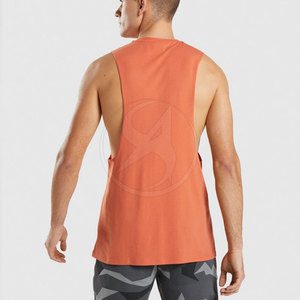 Quick Dry Plus Size Breathable Comfortable <b>Men</b> <b>Singlet</b> 100% Cotton Gym Athletic Vests Training <b>Singlets</b> - Product Image 6