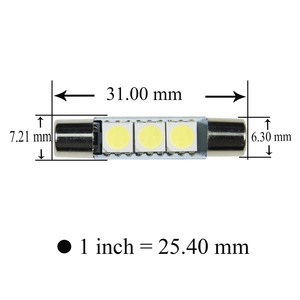 LED 5050 3 SMD Festoon <b>Interior</b> Automotive LED PA Import <b>Car</b> <b>Accessories</b> in 28mm 31mm 36mm 39mm 41mm Sizes - Product Image 5