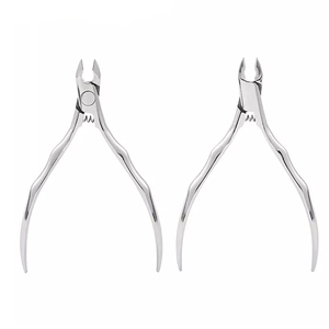 Alicates para Cutículas de Acero Inoxidable con Acabado Plateado, Precio Competitivo, Nuevo, Instrumentos de Manicura y Pedicura, Alicates para Uñas con Apertura de Mandíbula Ancha - Product Image 1