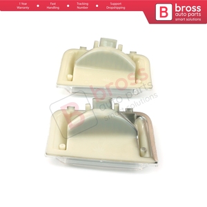 BSP907 2 ชิ้น ไฟเลี้ยวกระจกมองข้าง ฝาครอบเลนส์สีขาว ขวา+ซ้าย 71748253 71748252 สำหรับ MK3 - Product Image 5