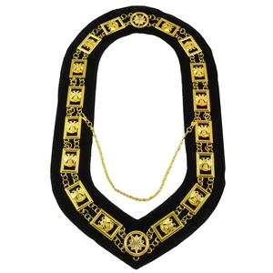 Collier de chaîne maçonnique Meilleure notation Tendance Design personnalisé Économique Premium Chaîne maçonnique Regalia - Product Image 3