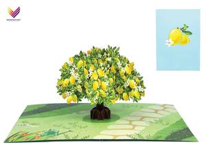 Venta al por mayor 3D flor árbol Pop Up tarjeta Vietnam venta al por mayor recuerdo para eventos especiales 3D Pop Up tarjeta de felicitación - Product Image 2