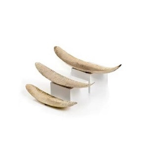 Premium Quality Handmade Metal Chocolate Tray <b>Set</b> of Three <b>Top</b> Selling New Chocolate Platter Eco-Friendly and Decorative - Product Image 1