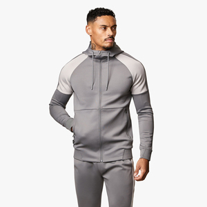 Ropa deportiva de talla adulta para hombre, conjuntos de Jogger de 2 piezas, último estilo, chándal de diseñador masculino de retazos, Sudadera con capucha y pantalones de chándal para hombre - Product Image 3