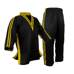 Uniforme de entrenamiento de Taekwondo Jiu Jitsu Gi, trajes de artes marciales de peso ligero, uniforme de entrenamiento de Karate deportivo tradicional blanco - Product Image 4