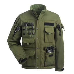 Veste coupe-vent pour homme imperméable et durable, longueur régulière, avec tissu en toile respirant pour les sports d'hiver et les vêtements décontractés - Product Image 6