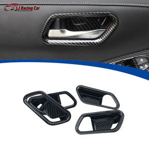 Kits de Interior de coche con aspecto de carbono ABS, cubiertas de manijas de puerta, tapas para <span class=keywords><strong>Nissan</strong></span> Sunny <span class=keywords><strong>Tsuru</strong></span> Sylphy Pulsar Sentra S Sv Sr B18 2020-2023 - Product Image 1