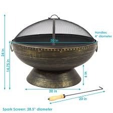 Brasero d'extérieur en fer et métal, pour bois et charbon, avec support, taille personnalisable, design simple, qualité durable et supérieure - Product Image 3