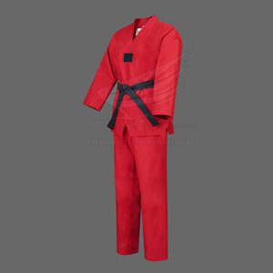 Uniformes de Taekwondo Hechos en Pakistán de Alta Calidad, Transpirables, Duraderos y Ligeros, con Logotipo Frontal para Hombre - Product Image 2