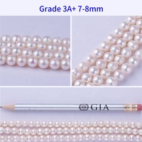 Perles de perles d'eau douce naturelles de qualité 3A pour la fabrication de bijoux en vrac pour collier et boucles d'oreilles