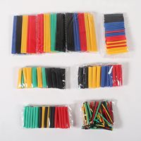656 Piezas de Fundas Termocontraíbles Aislantes para Cables Eléctricos de PE de 10 mm, Voltaje Nominal de 600 V, Relación de Contracción 2:1, -40 °C +125 °C