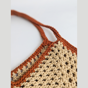 Estilo bohemio JNC Macrame Crochet Bolso hecho a mano para verano Playa Moda y uso diario - Product Image 3