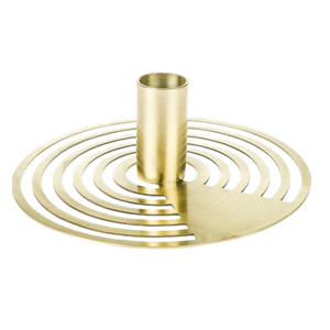 Fantaisie ensemble 2 argent élégant écologique à la main Table décorative bougeoir haute qualité métal aluminium bougie décor à la maison - Product Image 6