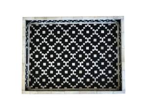 Plateau de service d'incrustation d'os, plateau de service d'incrustation d'os de combinaison de qualité supérieure et de bonne couleur pour l'exportation par des artisans célèbres - Product Image 5