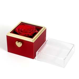 กล่องใส่เครื่องประดับรูปหัวใจหมุนได้ Jeulia สำหรับแหวนและสร้อยคอ - Product Image 3