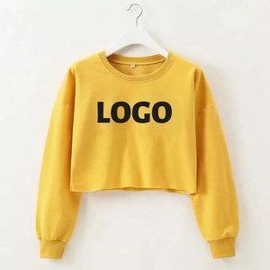 เสื้อครอปสตรีทแวร์แขนยาวคอกลมเสื้อครอปสำหรับผู้หญิงเสื้อยืดสตรีทแวร์2025สีพื้นเซ็กซี่สีพื้นงานตามสั่งฤดูใบไม้ผลิฤดูร้อน - Product Image 1