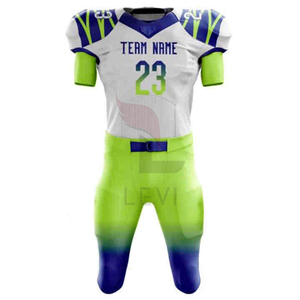 Maillot de football américain de haute qualité ensemble d'uniformes personnalisés pour hommes tissu respirant Double couche vêtements de sport en gros - Product Image 4