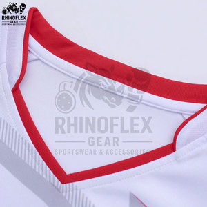 Ensemble de maillots de volley-ball personnalisés avec logo, de haute qualité, respirant, 100% polyester, pour hommes et femmes, impression par sublimation, en provenance du Pakistan - Product Image 3