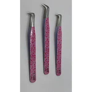 แหนบโลหะปลายแหลมสำหรับต่อขนตาและตกแต่งคิ้ว - Product Image 4