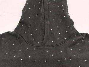 High Quality Solid Winter Zipper-Up Hooded Pullover Sweatshirt Custom Streetwear Regular Fit Vintage Acid <b>Wash</b> Embroidered - Product Image 3