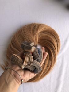 Extensions de cheveux en ruban Remy lisses alignées sur des cuticules vierges malaisiennes de 24 pouces, couleur #12, vente en gros de vendeur de cheveux indiens - Product Image 6