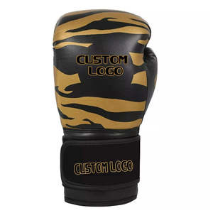 Guantes de Boxeo MMA Personalizables de Medio Dedo con Cordones, Ligeros, de Cuero PU, Impermeables, Antideslizantes, con Correa de Muñeca Ajustable para Gimnasio - Product Image 6