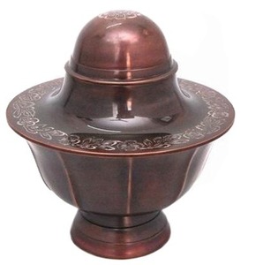 กระโถนภาชนะใส่เถ้ากระดูก | โกศโลหะ | โกศฝังขนาดใหญ่ดีไซน์สวยงามและดูสงบ - Product Image 6