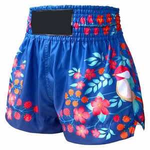 Artes marciales de alta calidad Muay Thai Shorts Hombres Ligero Wrestling Fight Wear Custom Made Sublimation MMA Shorts - Product Image 3