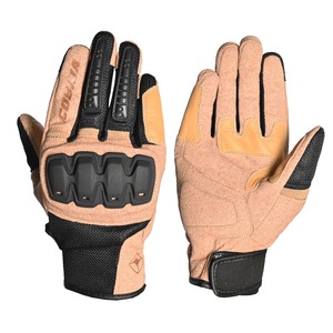 Guantes de Motocicleta Unisex de Cuero Blanco Genuino, Guantes Negros para Carreras, Protección para Motociclismo, Verano, Esquí, Uso Casual - Product Image 2