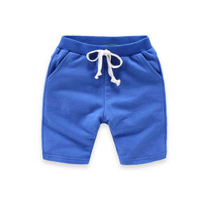 Pantalones Cortos de Verano para Bebé de Color Sólido, Color Negro, Diseño Personalizado, Pantalones Cortos Deportivos de Algodón para Niño, Pantalones Cortos para Niños al por Mayor - Product Image 5