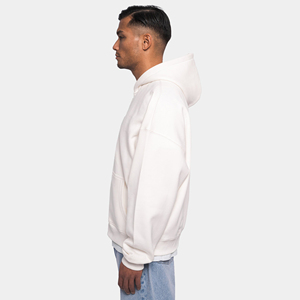 Sweat à capuche zippé oversize en molleton 100 % coton 360 g/m² de haute qualité avec poche, personnalisable, décontracté, pour homme - Product Image 2